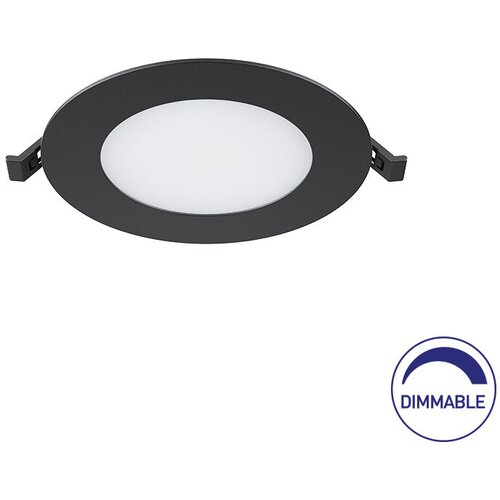 Braytron Ugradni LED panel BRY-SMD-CRP-6W-OKRUGLI-DIMABILNI-4INC-CRNI-4000K Cene