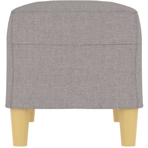  Klupa svjetlosiva 70 x 35 x 41 cm od tkanine Slike