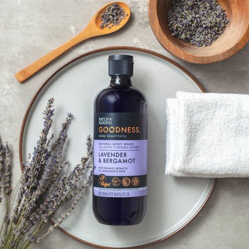 Baylis &amp;amp; Harding Goodness Sleep Beautifully antistres gel za tu&amp;scaron;iranje za miran san Lavender &amp;amp; Bergamot 500 ml Slike
