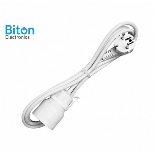 Biton Electronics priključni kabl sautikačem i natikačem beli 5 met 3x1mm (ET10601) Cene