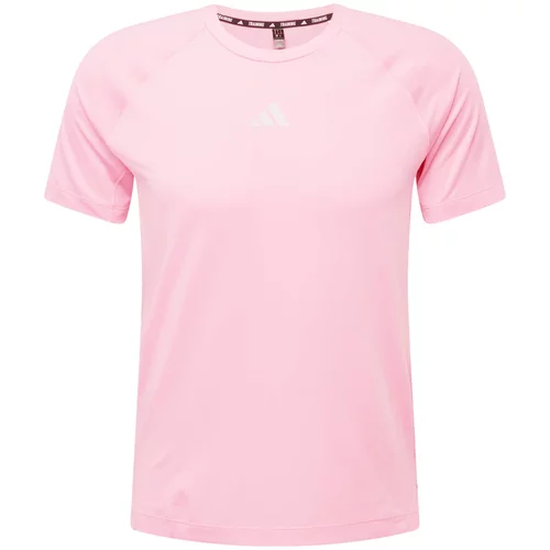 Adidas Funkcionalna majica siva / svetlo roza