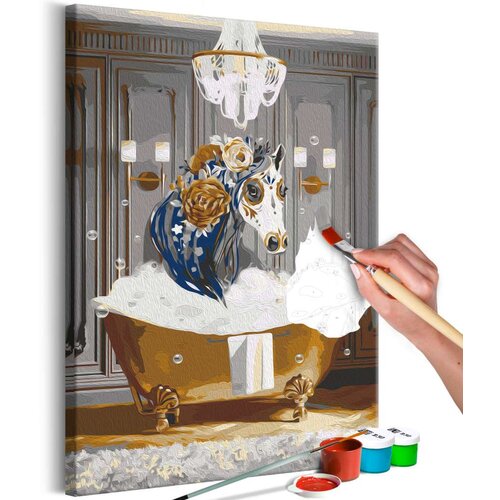  Slika za samostalno slikanje - Bathing Horse 40x60 Slike