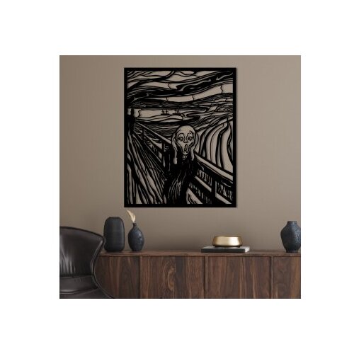 Wallity zidna dekoracija Grido, 45x56cm, Crna Slike