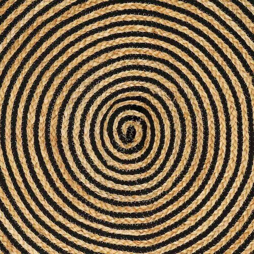  Tepih Prirodna i crna 80 x 300 cm Juta Slike