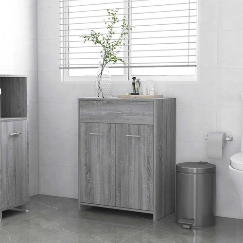 Furnova Kopalni&amp;scaron;ka omarica siva sonoma 60x33x80 cm konstruiran les, (22068993) Slike