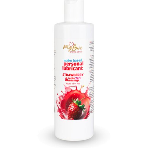  MyLove intimni gel za masažu i lubrikant Jagoda 300ml  101 0448 Cene