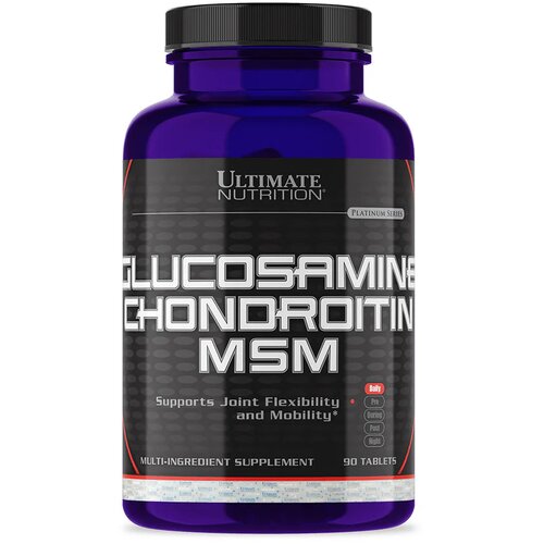 Ultimate Nutrition Ultimate Glucosamine Chondroitin MSM 90 tableta – Za Zglobove Slike