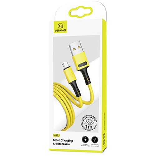 Usams KABEL U52 MICROUSB 2A FAST CHARGE 1M RUMEN ZA TELEFONE, (21980421) Cene