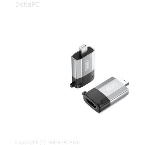 XO adapter GB015 mini Displayport - HDMI 4K gray Slike