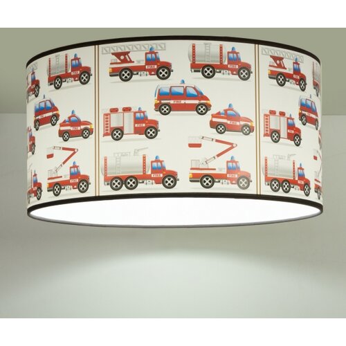  Dečije plafonsko svetlo KIDS ROOM 1xE27/60W/230V &amp;Oslash; 40 cm vatrogasci Slike