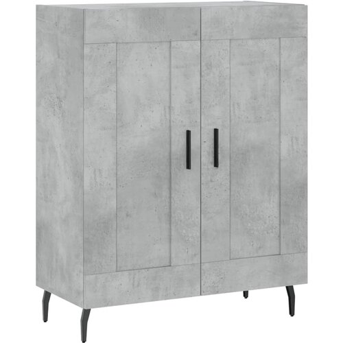 Maison Chic Komoda - Predalnik betonsko siva 69,5x34x90 cm inženirski les, (21722520) Slike