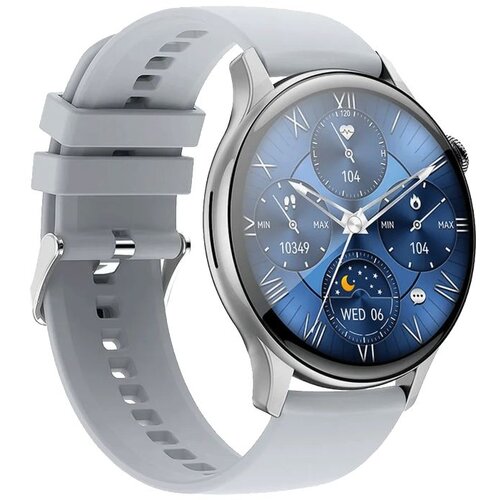 Hoco. Pametni sat, 1.43&amp;quot;, AMOLED zaslon, Bluetooth, IP68 - Y10 Pro Silver Slike