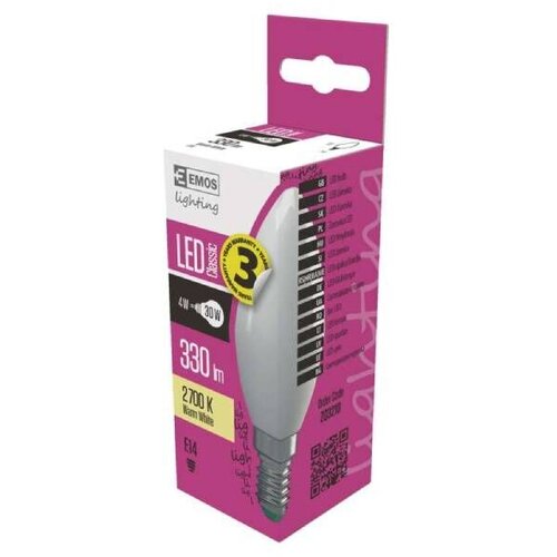 Emos Led sijalica Candle 4,1 W E14 Toplo bela ZQ3210 Cene