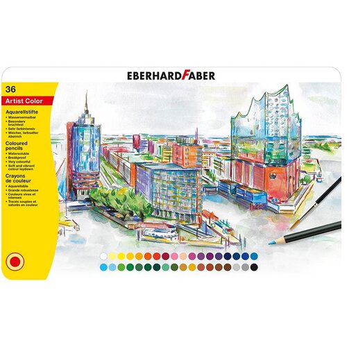 Faber-Castell FABER CASTELL Drvene bojice Eberhard Faber 1/36 Akva color 516036 Slike
