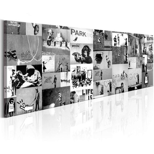  Slika - Banksy: Graffiti Collage II 120x40 Cijene
