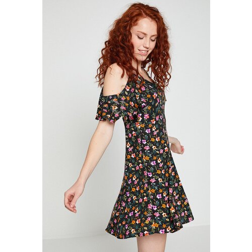 Koton Dress - Green - Off-shoulder Slike