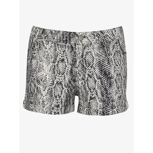 Camaieu Black and white patterned shorts - Women's