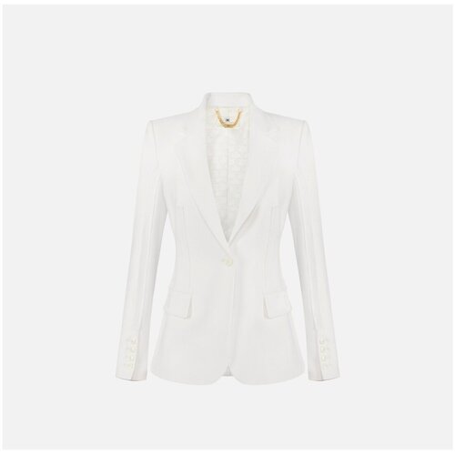 Elisabetta Franchi Jakne &amp;amp; Blazerji GI21661E2 Bež Slike