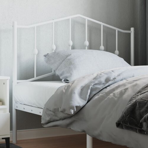  Metalno zamjensko uzglavlje bijelo 107 cm Crna Cijene