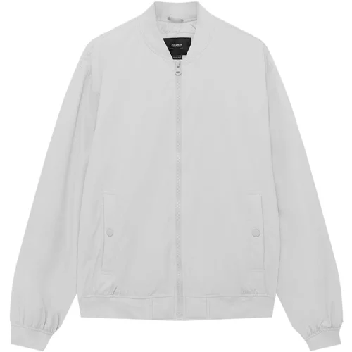 Pull&Bear Prijelazna jakna prljavo bijela
