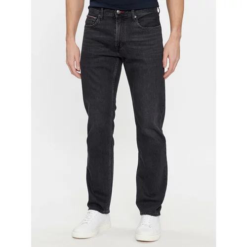 Tommy Hilfiger Jeans hlače Regular Mercer Str Nick Black MW0MW34216 Črna Straight Leg