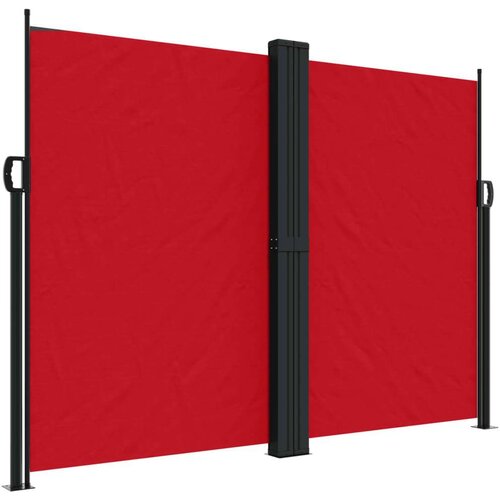 VidaXL Bočna tenda na uvlačenje crvena 180x600 cm Slike