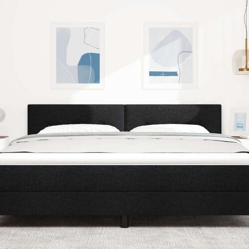  LED glavna ploča button tufted crna 90 cm tkanina Slike