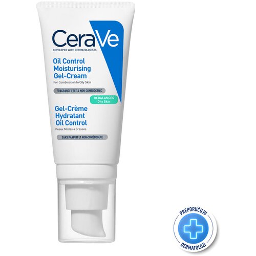 CeraVe Oil Control Moisturising Gel-Cream vlažilna gel krema za mešano kožo 52 ml Cene
