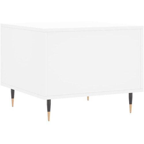  Stolići za kavu 2 kom bijeli 50x50x40 cm od konstruiranog drva Bijela Slike