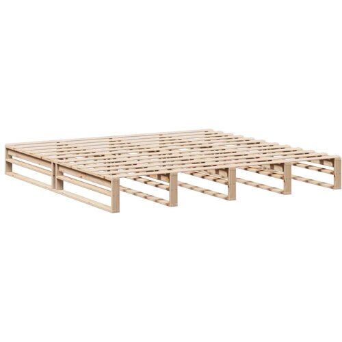 vidaXL posteljni okvir 200x200 cm trdna borovina, (21292465) Cene