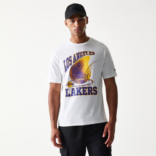 New Era Los Angeles Lakers NBA Ball Graphic White majica Cene