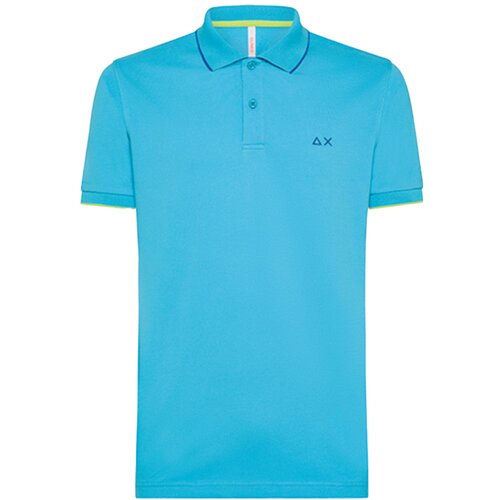 Sun68 muŠke majice polo small stripes on collar s/s Cene