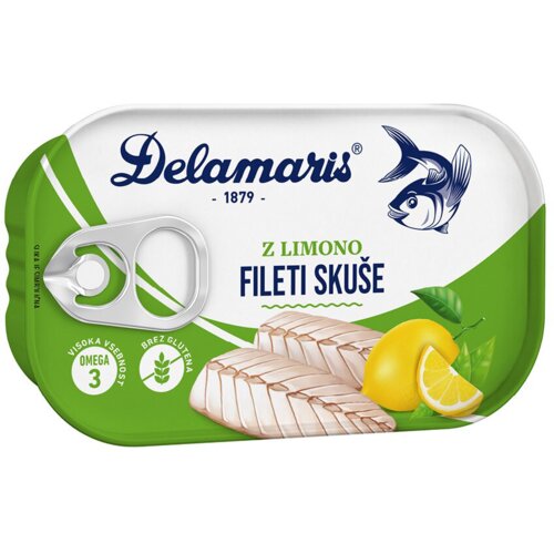 Nepoznato DELAMARIS fileti skuše sa limunom 125g Cene