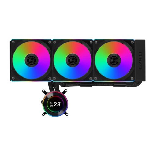 Lian Li Komplet za tekočinsko hlajenje AIO Liquid Cooler HydroShift II LCD-C 360CL, črn Cene