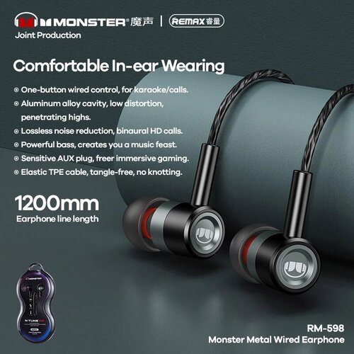 Remax Slušalice Type-C Monster RM-598a bele Cene