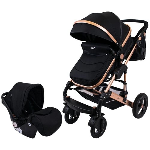 Jungle kolica za bebe 2u1 Oxy Black, 0m+ Cene