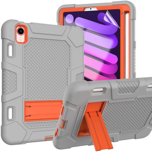 JTech Ohi&amp;scaron;je za iPad Mini 6 8,3&amp;quot; s stojalom in držalom za pisalo Grey, (22025722) Slike
