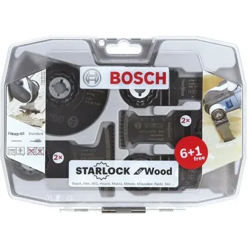 Bosch Starlock Set "Best of Wood" 7 Set
