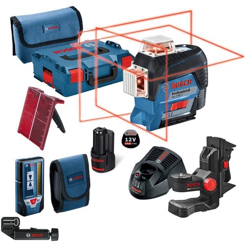 Bosch Professional 0601063R05 laserski nivo, domet 30 m, 12 V, +/- 0,2 mm/m natančnost Cene
