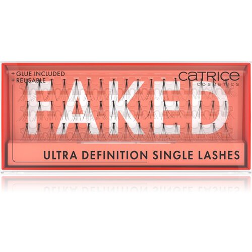 Catrice Faked Ultra Definition Single Lashes umetne trepanice v čopkih 51 ks odtenek Black Slike