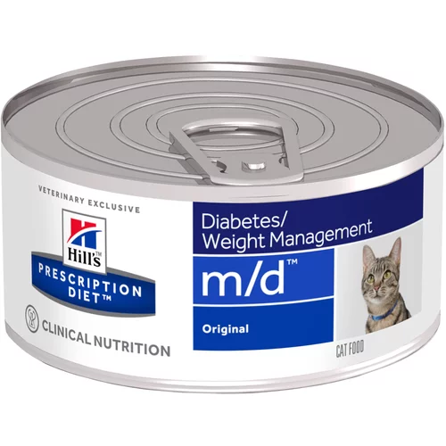 Hill’s Prescription Diet m/d Diabetes Care s piletinom - Dodatna mokra hrana: 6 x 156 g m/d Diabetes/Weight Original