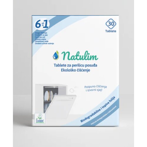 Natulim eko tablete za perilicu posuđa 6u1 (30 tableta) Slike