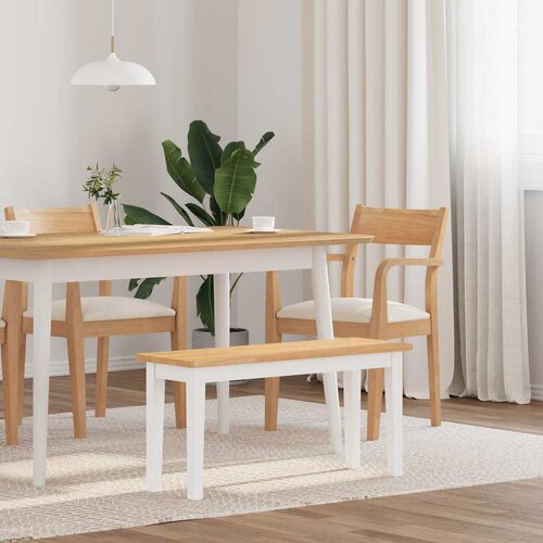 vidaXL klop 90 cmSolid Wood Rubber Cene