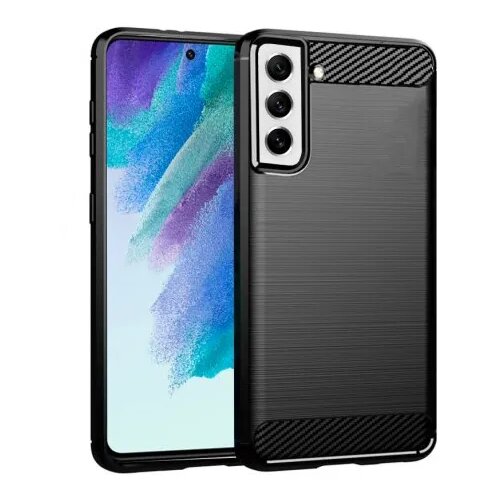  Silikonski ovitek za Samsung Galaxy S21 FE G990 - mat carbon črn Slike