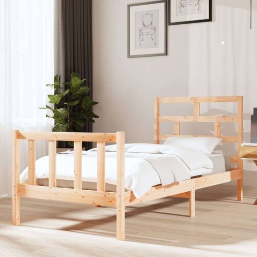  Za krevet od masivne borovine 90 x 200 cm Slike