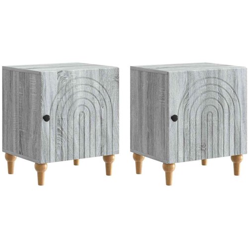  Noćni ormar 2 pcs Siva sonoma 43 x 34 5 x 50 cm - Siva sonoma 2 Cene