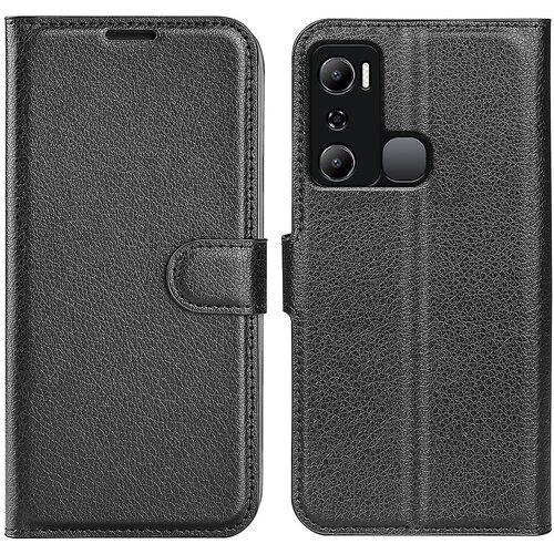 INORCO Ovitek za mobilni telefon Infinix Hot 20i 4G Litchi tekstura denarnica preklopno stojalo PU usnjen ovitek za telefon, (22033094) Slike