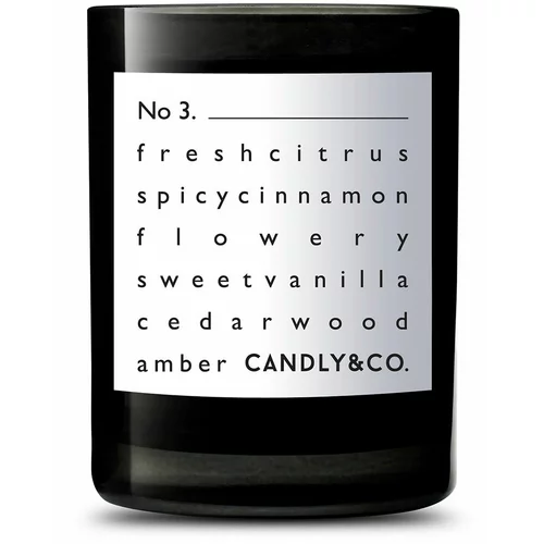 Candly Mirisna svijeća od sojinog voska No.3 Citrus & Cinnamon