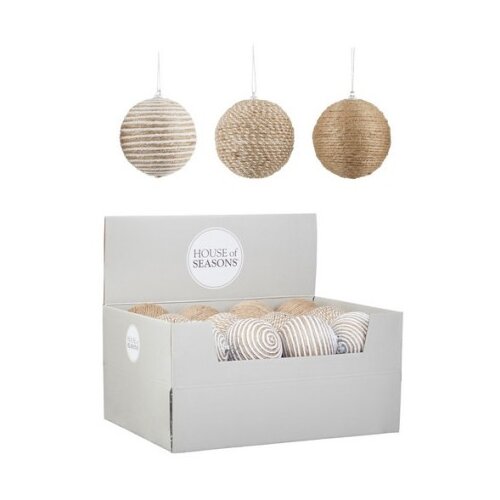 Dekordom novogodišnja dekoracija - hanging ball 8cm 1064827 - brown - edl ( 041305 ) Cene