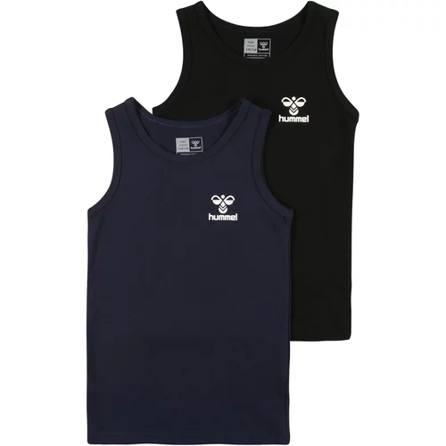 Hummel Funkcionalna majica 'NOLAN' mornarska / črna / bela